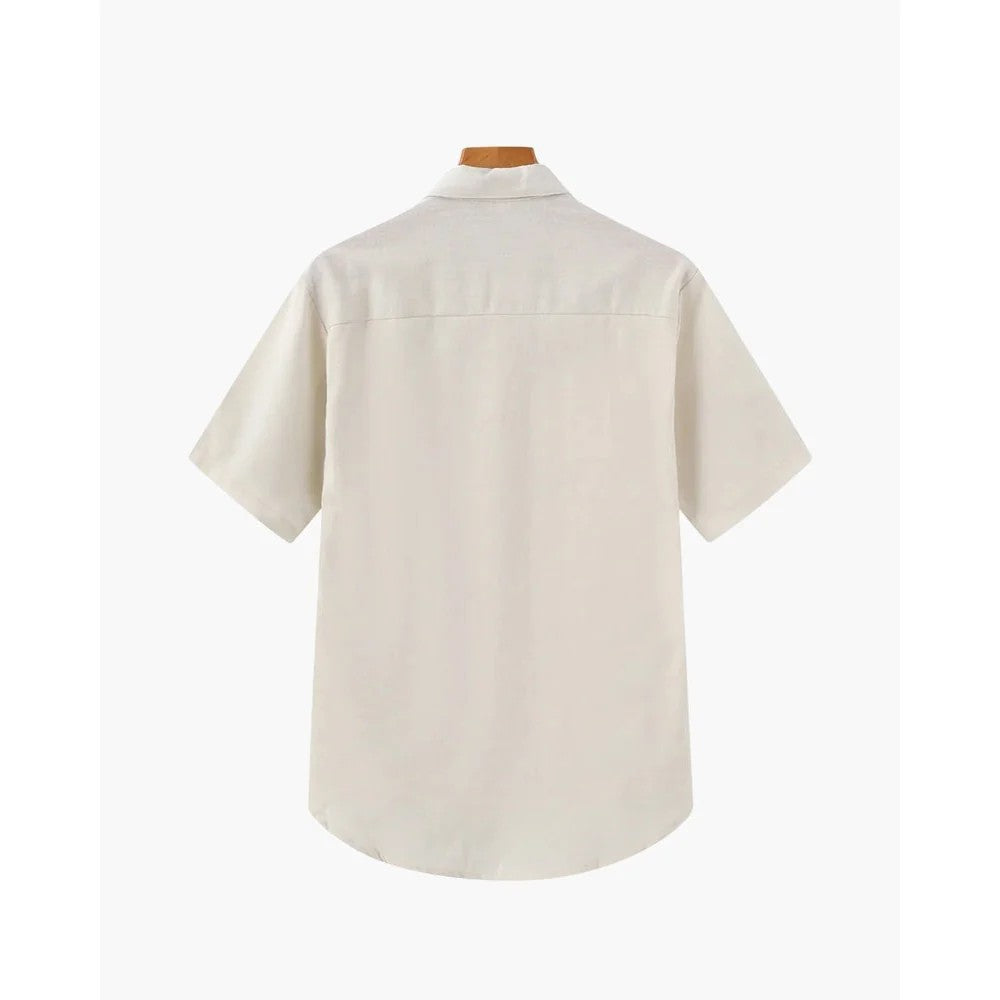 Kaven - Men's Polo Shirt Short Sleeve Chest Pocket Relaxed Fit