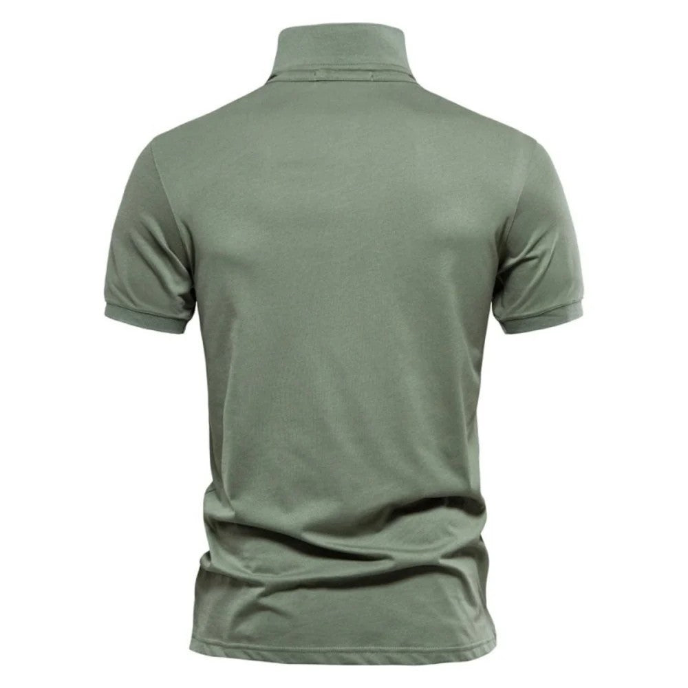 Kaven - Men's Polo Shirt Slim Fit Short Sleeve Stretch