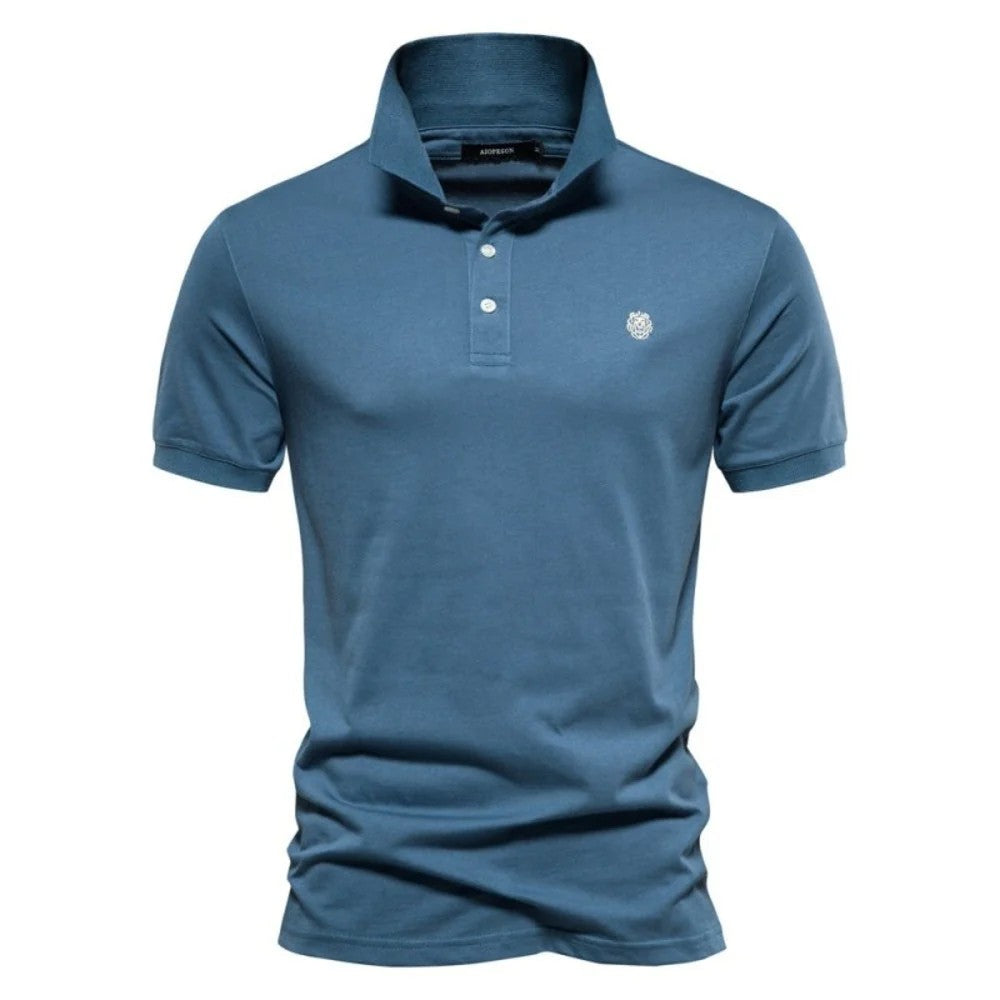 Kaven - Men's Polo Shirt Slim Fit Short Sleeve Stretch
