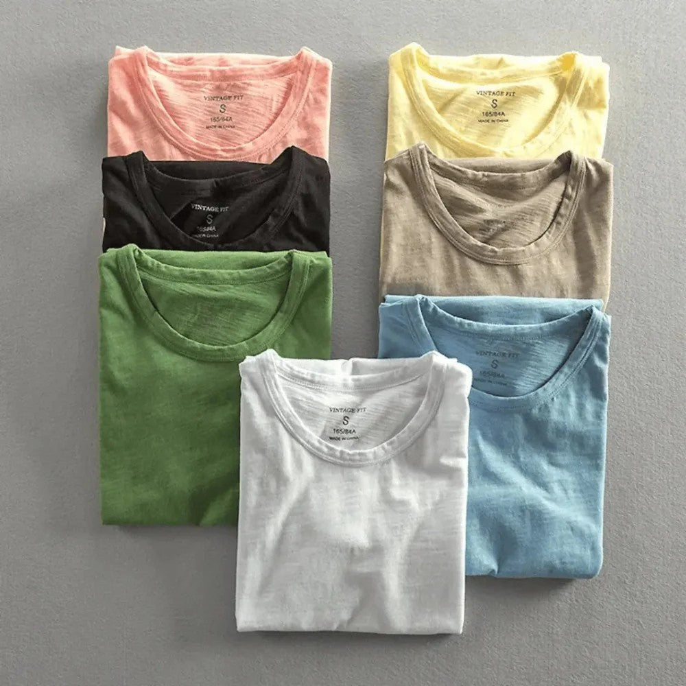 Kaven - Men's T-Shirt Short Sleeve Relaxed Fit Soft Fabric