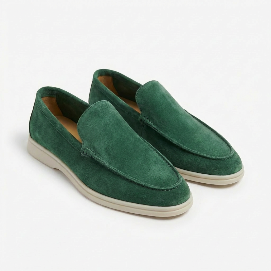 Slip-On Loafers - Green